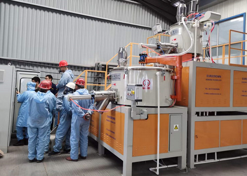 安徽合肥客戶，歐冠EUROCROWN高.端邦定機發(fā)貨！